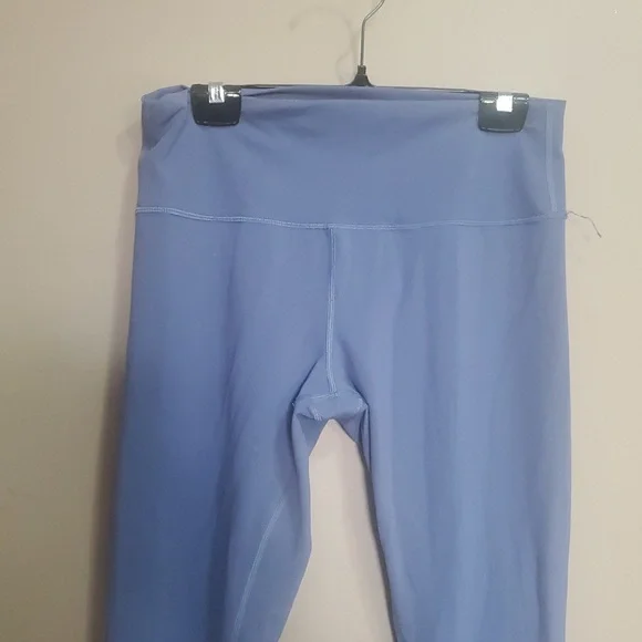 Wunder Under Train Brillant Blue High Waisted 25" Leggings Size 14 - Picture 2 of 5
